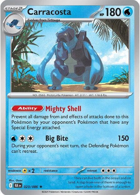 Carracosta 023/086 card from SV: Black Bolt