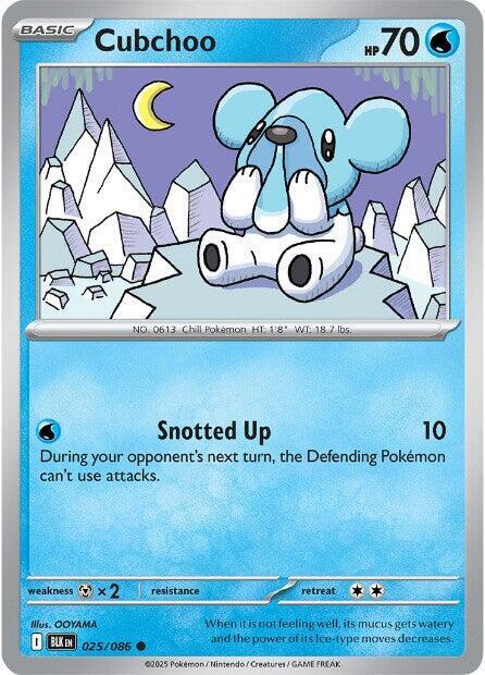 Cubchoo 025/086 card from SV: Black Bolt