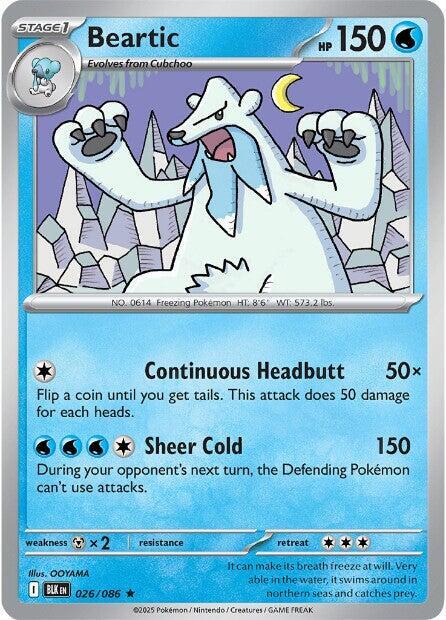 Beartic 026/086 card from SV: Black Bolt
