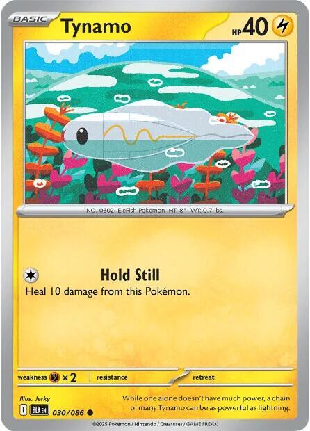 Tynamo 030/086 card from SV: Black Bolt