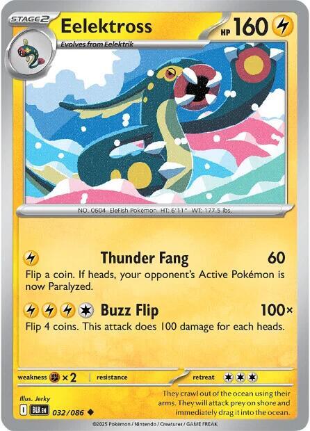 Eelektross 032/086 card from SV: Black Bolt