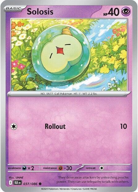 Solosis 037/086 card from SV: Black Bolt
