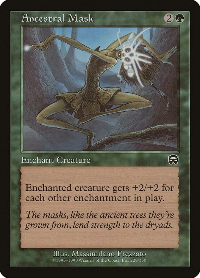 Ancestral Mask 229 card from Mercadian Masques