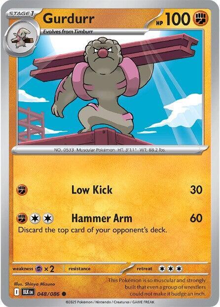 Gurdurr 048/086 card from SV: Black Bolt