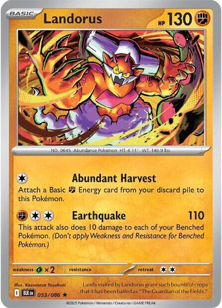 Landorus 053/086 card from SV: Black Bolt