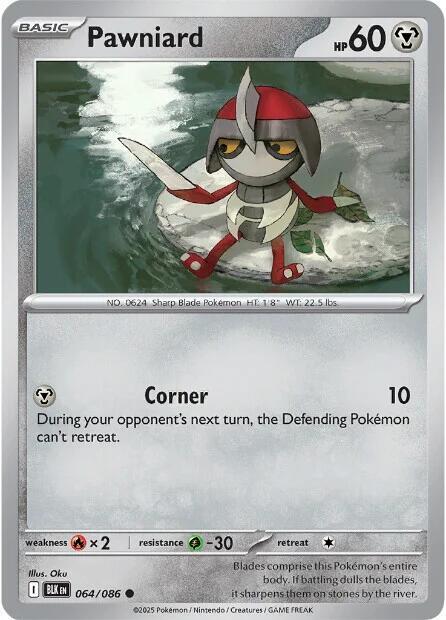 Pawniard 064/086 card from SV: Black Bolt