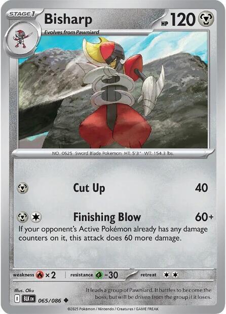 Bisharp 065/086 card from SV: Black Bolt