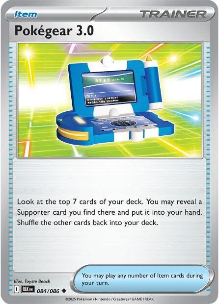 Pokegear 3.0 081/086 card from SV: Black Bolt