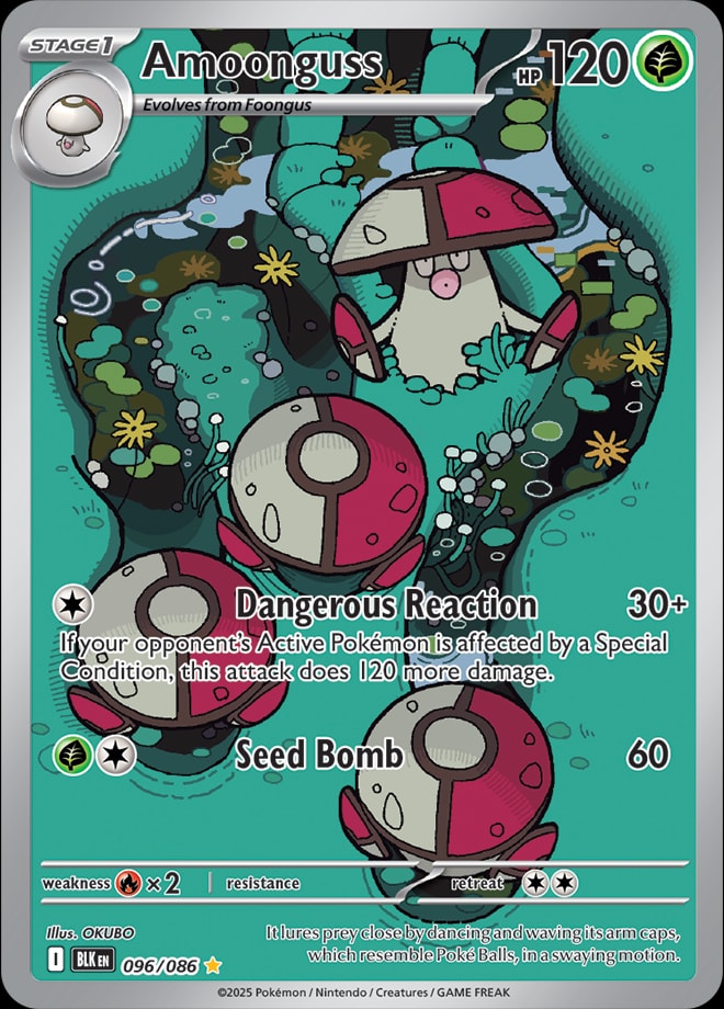 Amoonguss 096/086 card from SV: Black Bolt