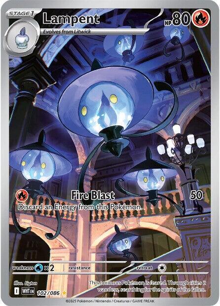 Lampent 102/086 card from SV: White Flare