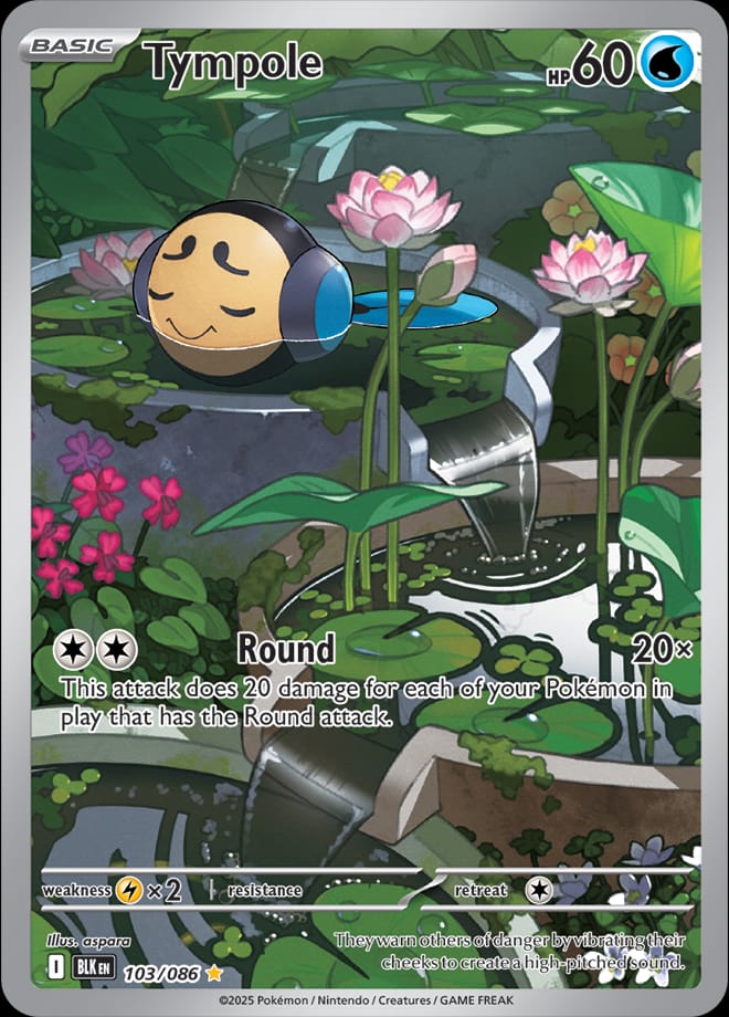 Tympole 103/086 card from SV: Black Bolt