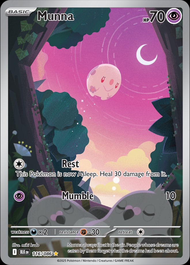 Munna 116/086 card from SV: Black Bolt