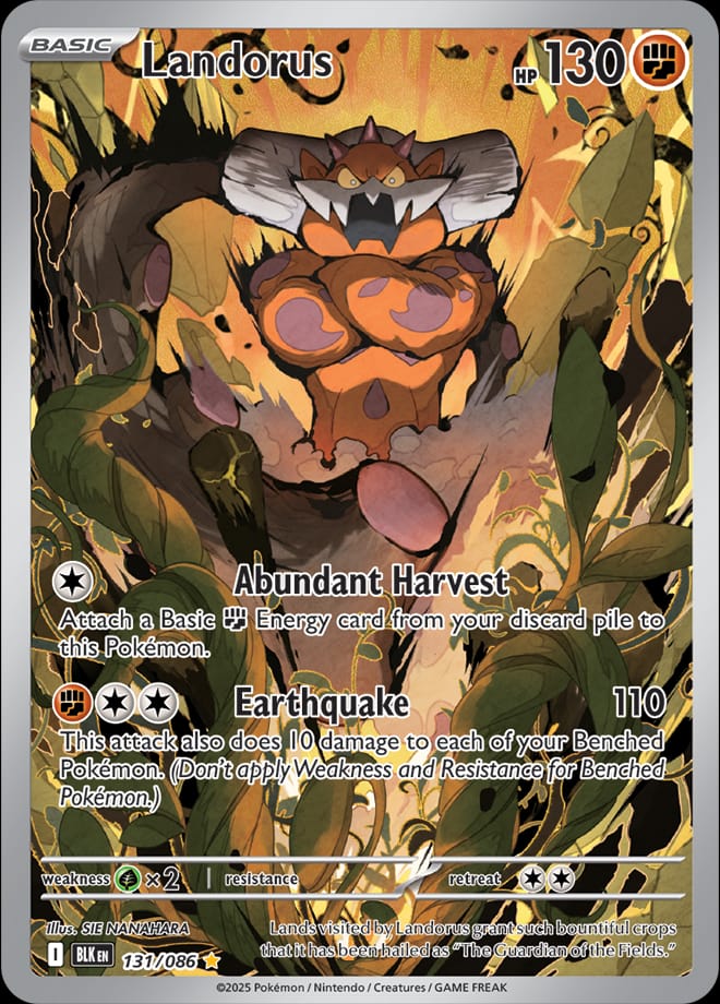 Landorus 131/086 card from SV: Black Bolt