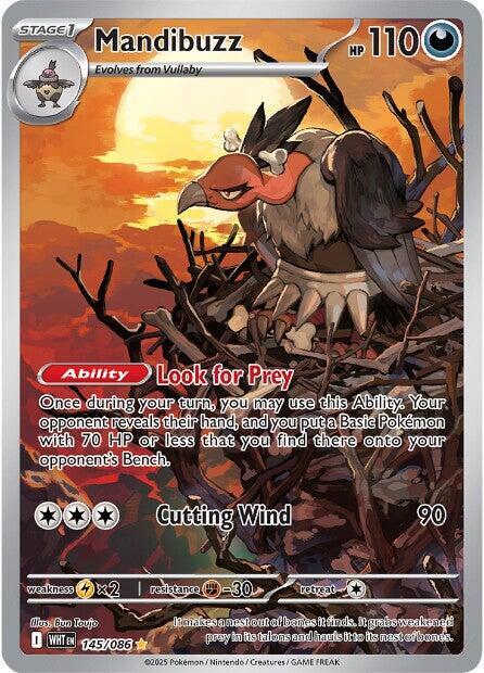 Mandibuzz 145/086 card from SV: White Flare