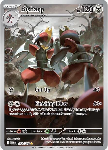 Bisharp 143/086 card from SV: Black Bolt