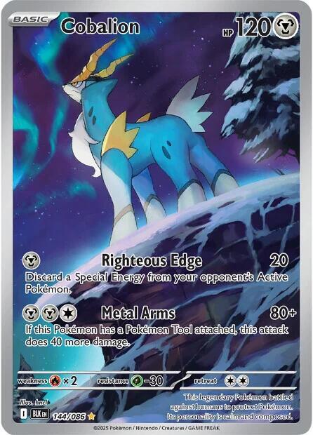 Cobalion 144/086 card from SV: Black Bolt