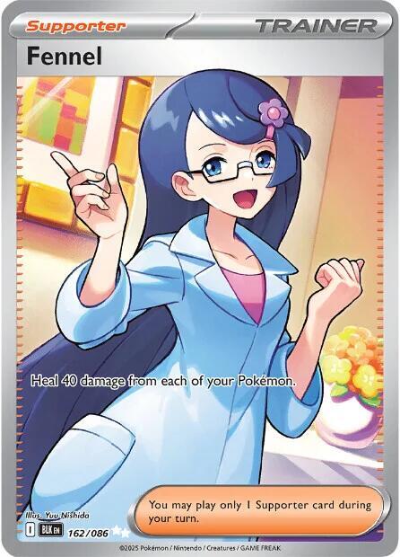 Fennel 162/086 card from SV: Black Bolt