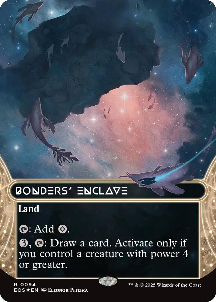 Bonders' Enclave (Borderless) (Galaxy Foil) 94 card from Edge of Eternities: Stellar Sights