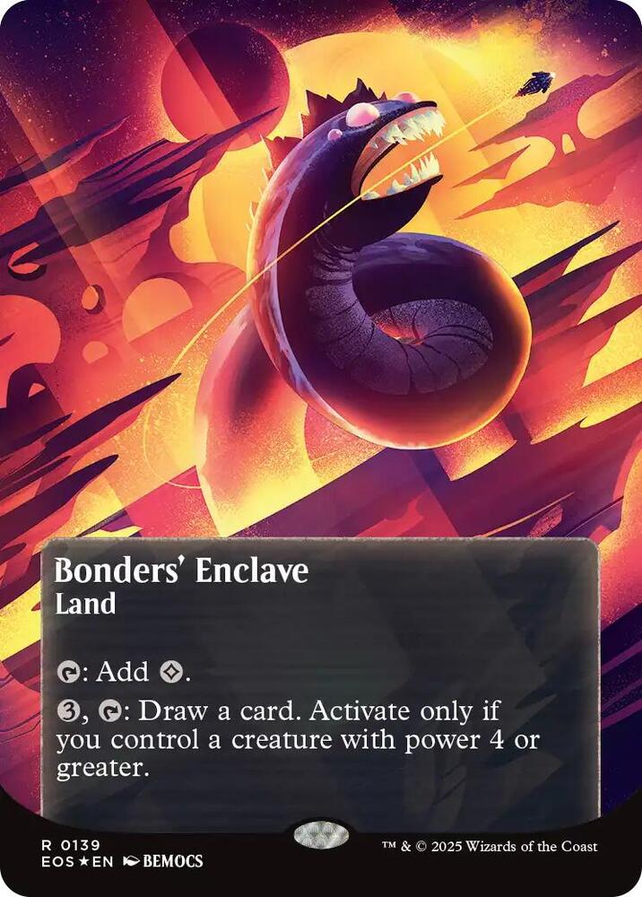 Bonders' Enclave (Borderless) (Galaxy Foil) 139 card from Edge of Eternities: Stellar Sights