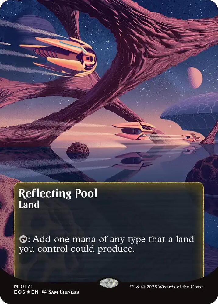 Reflecting Pool (Borderless) (Galaxy Foil) 171 card from Edge of Eternities: Stellar Sights