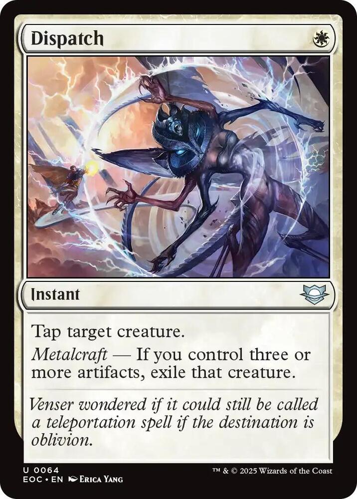 Dispatch 64 card from Commander: Edge of Eternities