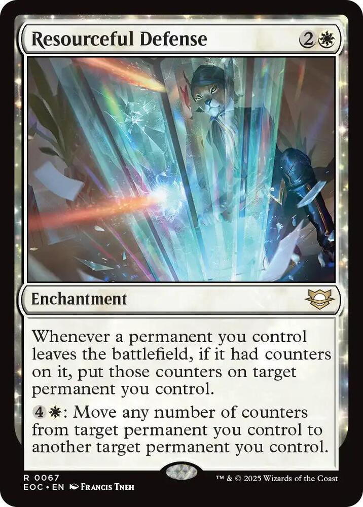 Resourceful Defense 67 card from Commander: Edge of Eternities