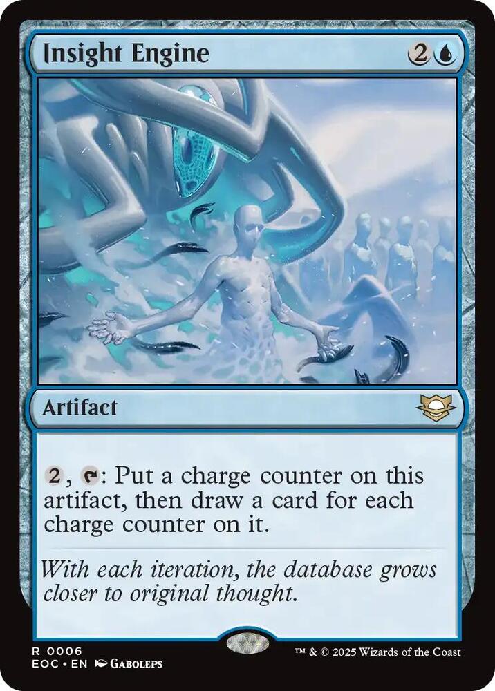 Insight Engine 6 card from Commander: Edge of Eternities