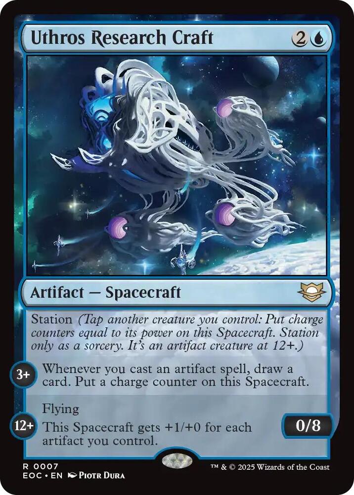 Uthros Research Craft 7 card from Commander: Edge of Eternities