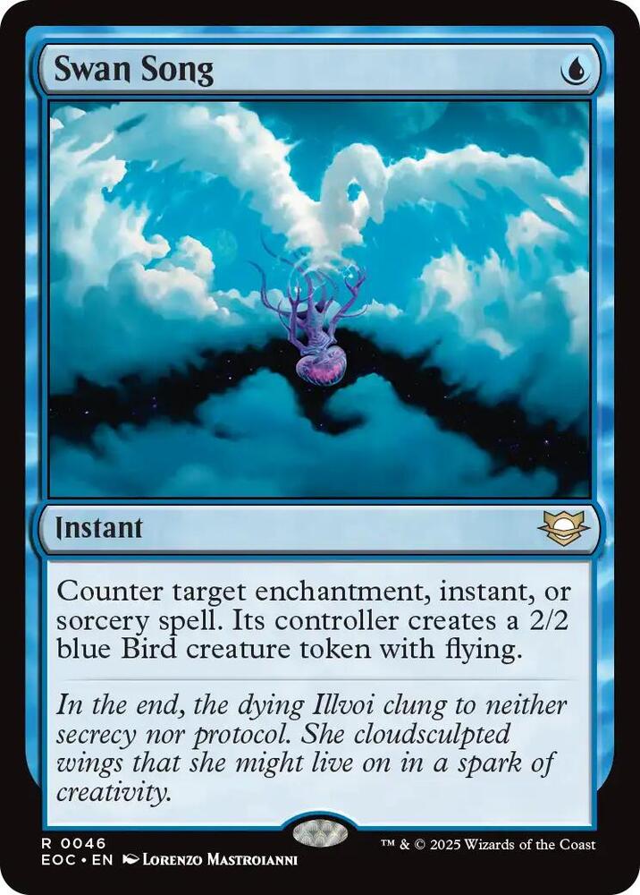Swan Song 46 card from Commander: Edge of Eternities