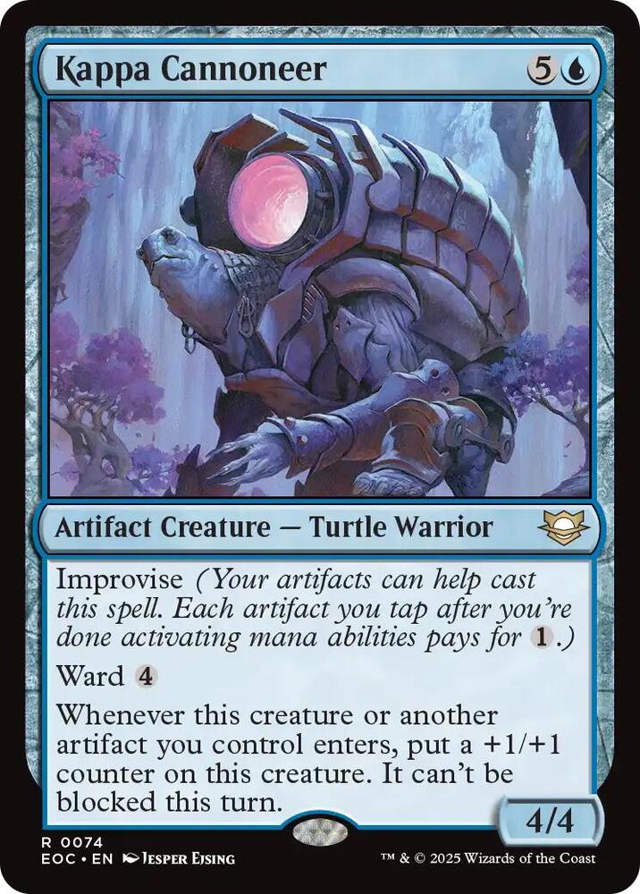 Kappa Cannoneer 74 card from Commander: Edge of Eternities