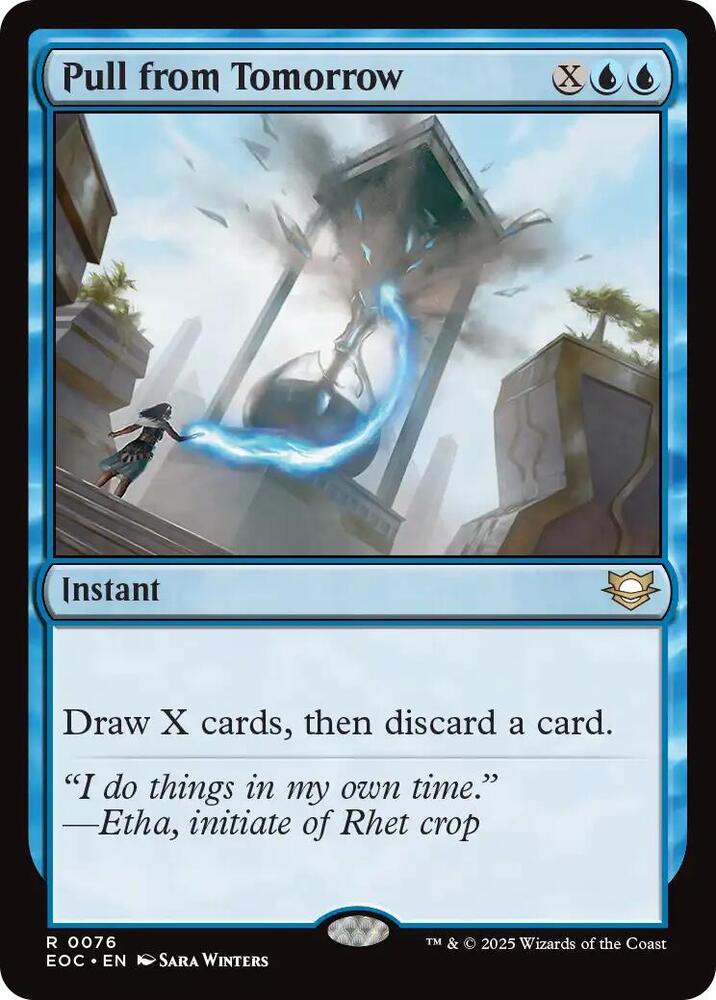 Pull from Tomorrow 76 card from Commander: Edge of Eternities