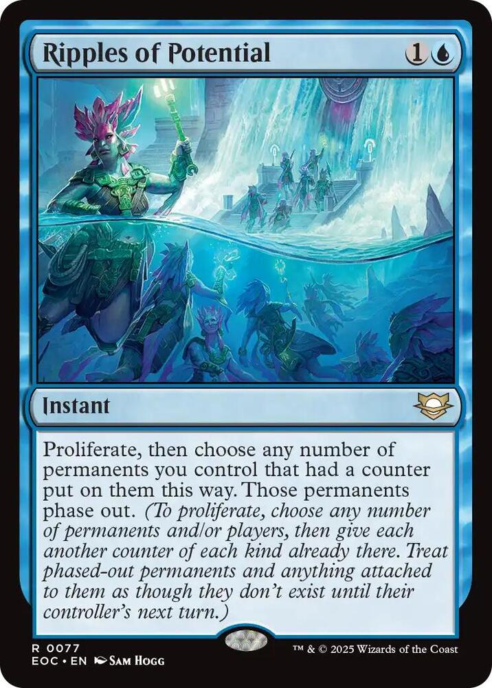 Ripples of Potential 77 card from Commander: Edge of Eternities