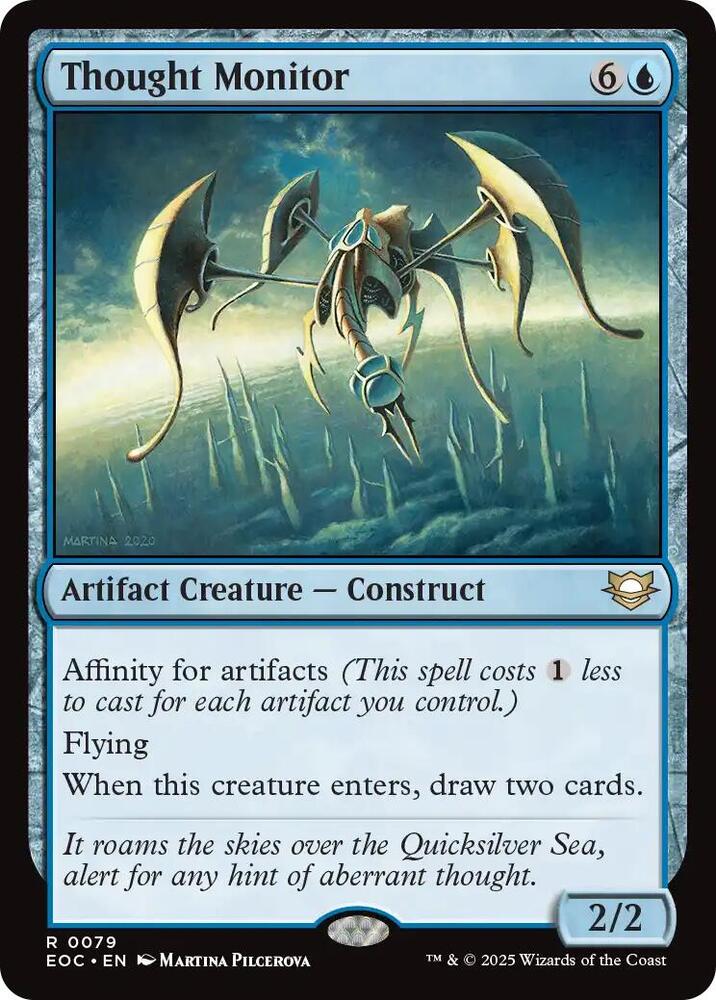 Thought Monitor 79 card from Commander: Edge of Eternities
