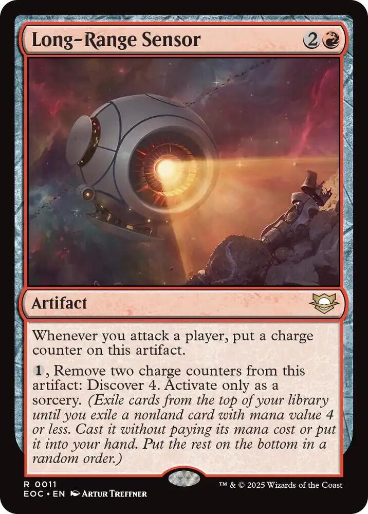 Long-Range Sensor 11 card from Commander: Edge of Eternities