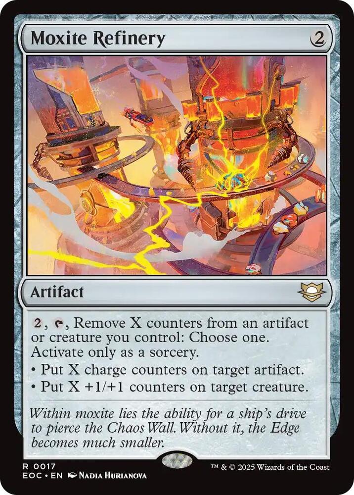 Moxite Refinery 17 card from Commander: Edge of Eternities