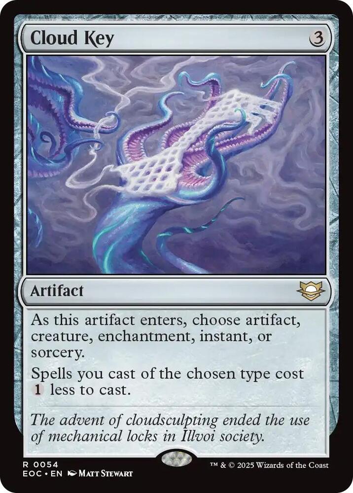 Cloud Key 54 card from Commander: Edge of Eternities