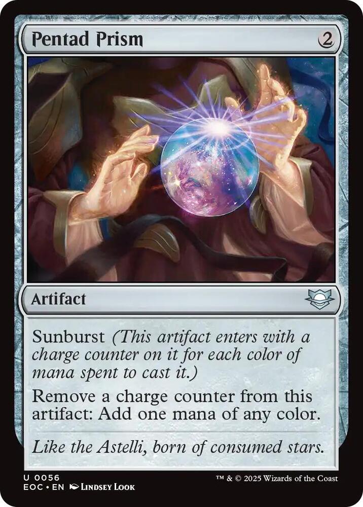 Pentad Prism 56 card from Commander: Edge of Eternities