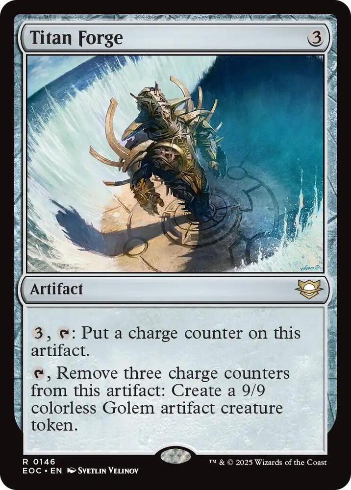 Titan Forge 146 card from Commander: Edge of Eternities