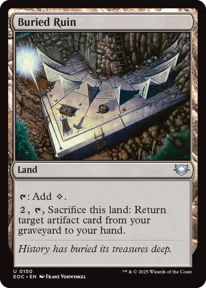 Buried Ruin 150 card from Commander: Edge of Eternities