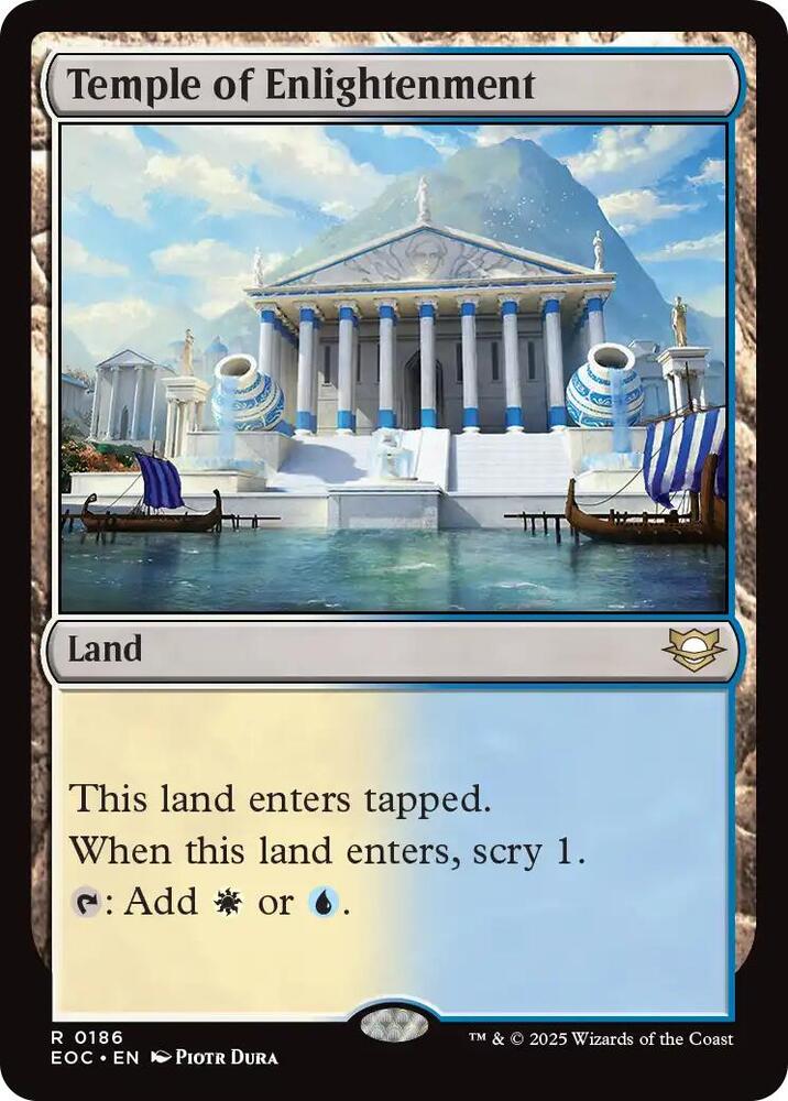 Temple of Enlightenment 186 card from Commander: Edge of Eternities