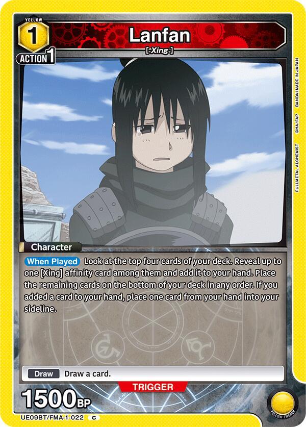 Lanfan UE09BT/FMA-1-022 card from UE09BT: FULLMETAL ALCHEMIST