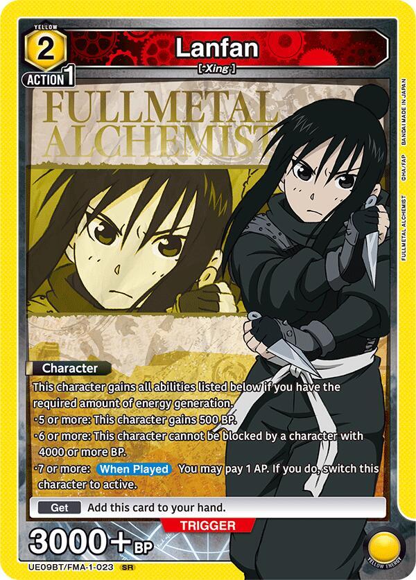 Lanfan UE09BT/FMA-1-023 card from UE09BT: FULLMETAL ALCHEMIST