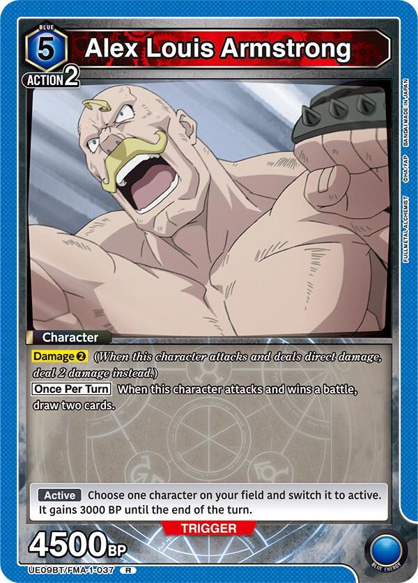Alex Louis Armstrong UE09BT/FMA-1-037 card from UE09BT: FULLMETAL ALCHEMIST