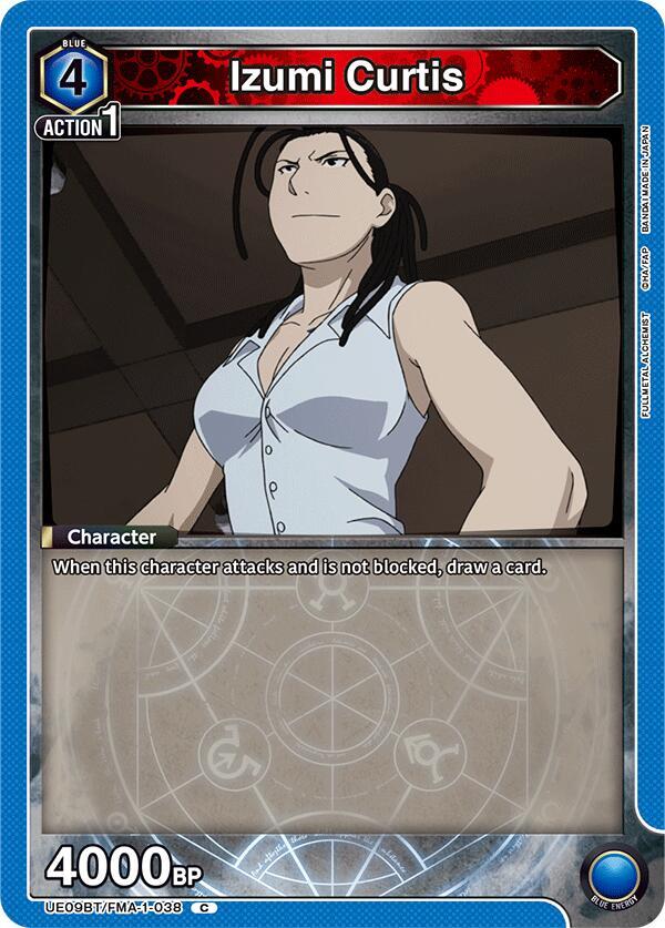 Izumi Curtis UE09BT/FMA-1-038 card from UE09BT: FULLMETAL ALCHEMIST