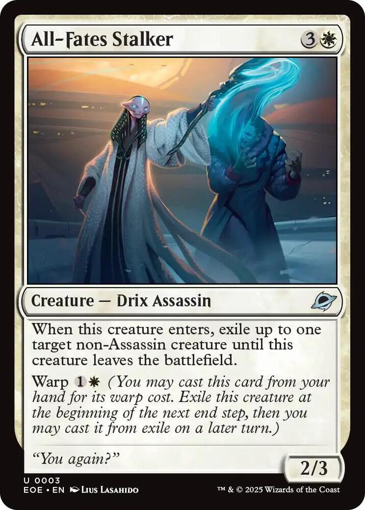 All-Fates Stalker 3 card from Edge of Eternities