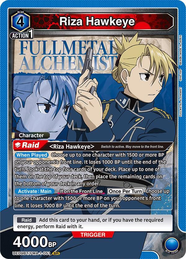 Riza Hawkeye UE09BT/FMA-1-051 card from UE09BT: FULLMETAL ALCHEMIST