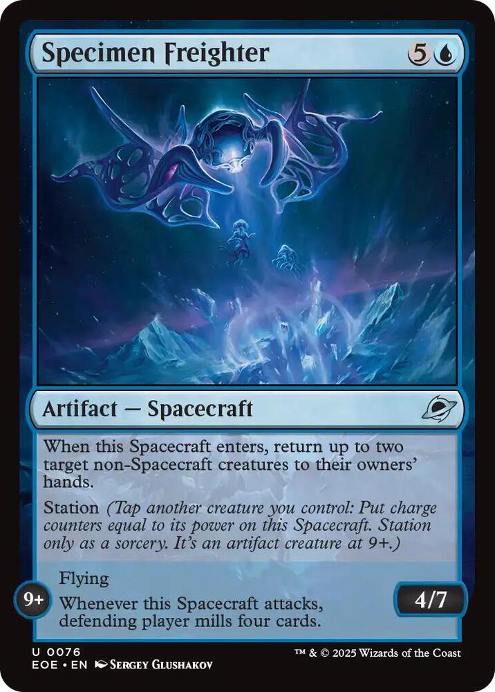Specimen Freighter 76 card from Edge of Eternities