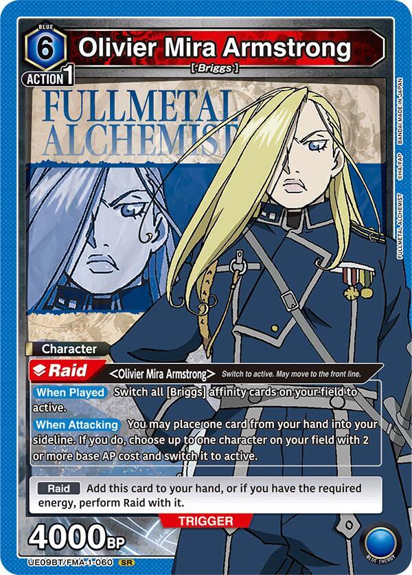 Olivier Mira Armstrong UE09BT/FMA-1-060 card from UE09BT: FULLMETAL ALCHEMIST