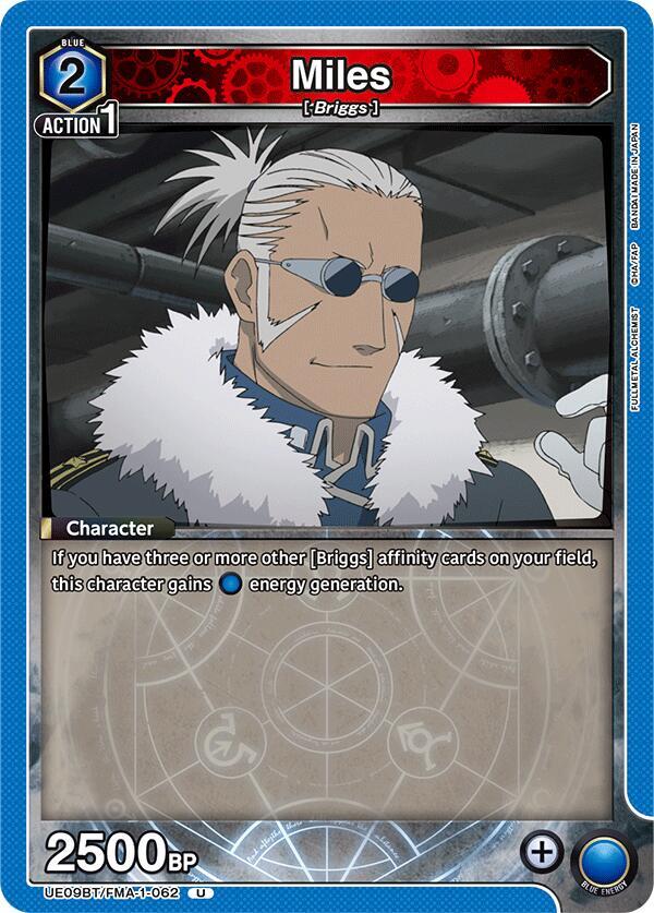 Miles UE09BT/FMA-1-062 card from UE09BT: FULLMETAL ALCHEMIST