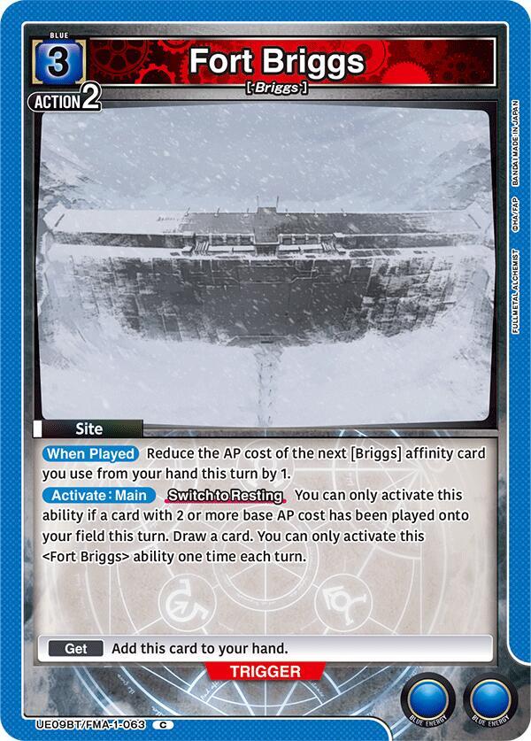 Fort Briggs UE09BT/FMA-1-063 card from UE09BT: FULLMETAL ALCHEMIST